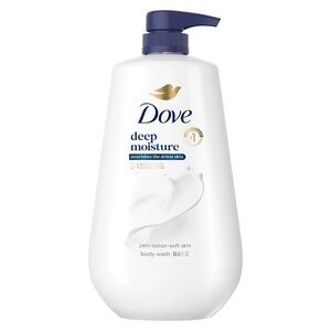 DOVE Body Wash Deep Moisture for 24hr Lotion-Soft Skin Cleanser, NEW